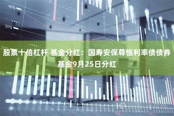 股票十倍杠杆 基金分红：国寿安保尊恒利率债债券基金9月25日分红